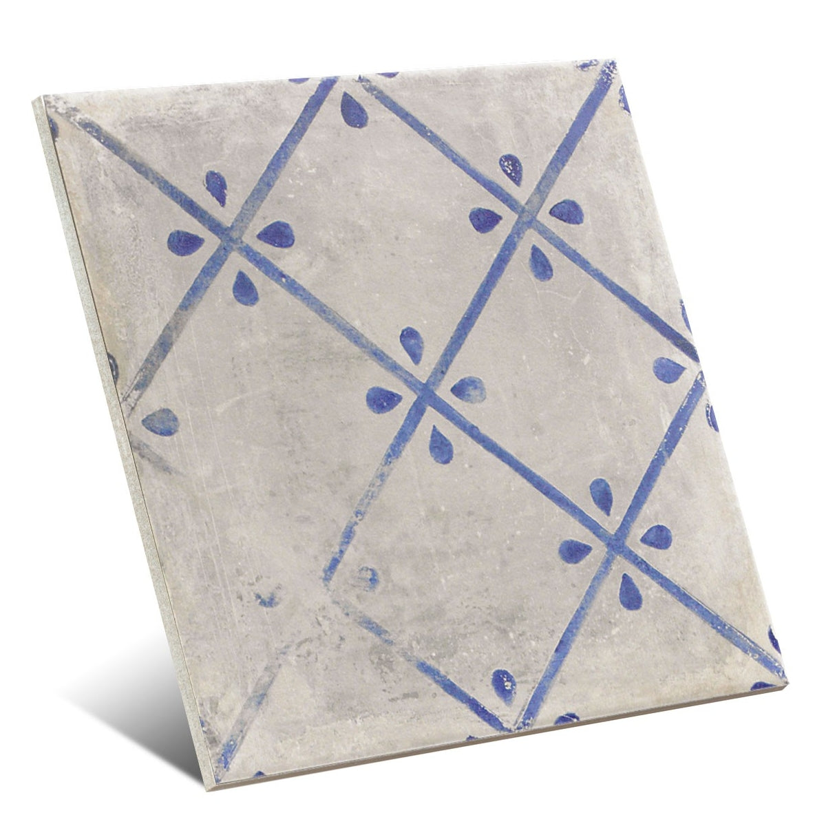 Carrelage Effet carreaux de ciment vieilli Canaletto Bianco 20x20 cm de Mainzu