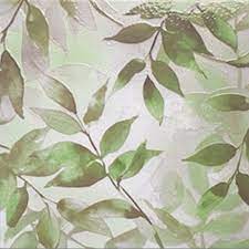 Carrelage Decor Fleuri Technical Soft Secrets Green 20x20 cm de Mainzu