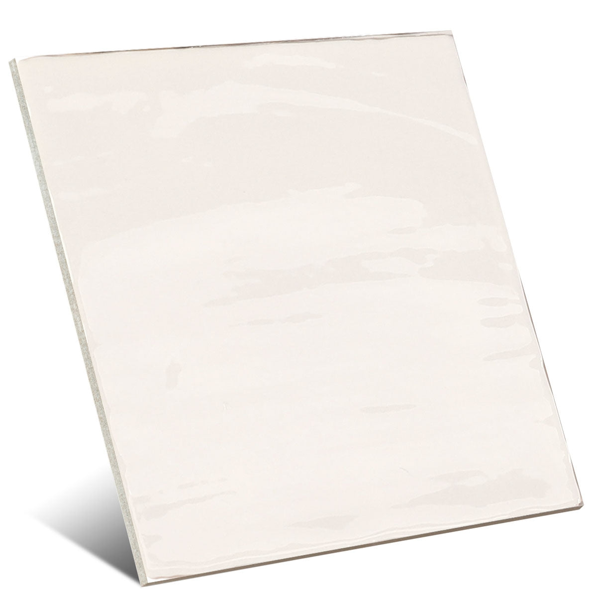 Carrelage Effet Zellige Tabarca Blanco Brillant 15x15 cm de Dune