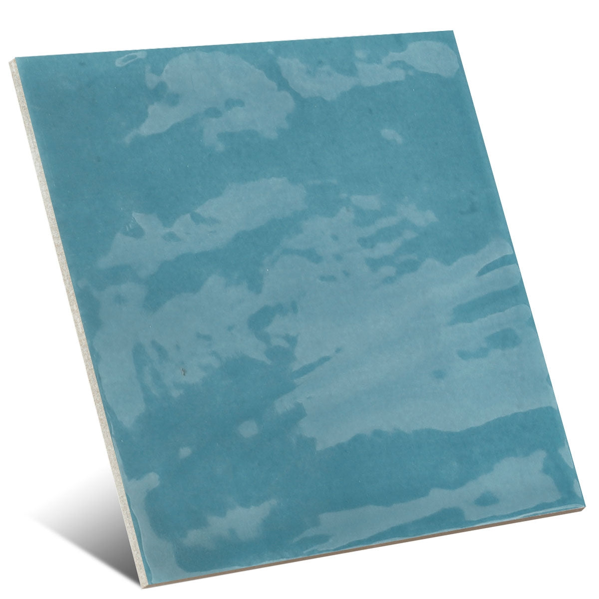 Carrelage Effet Zellige Brillant Tabarca Cielo 15x15 cm de Dune