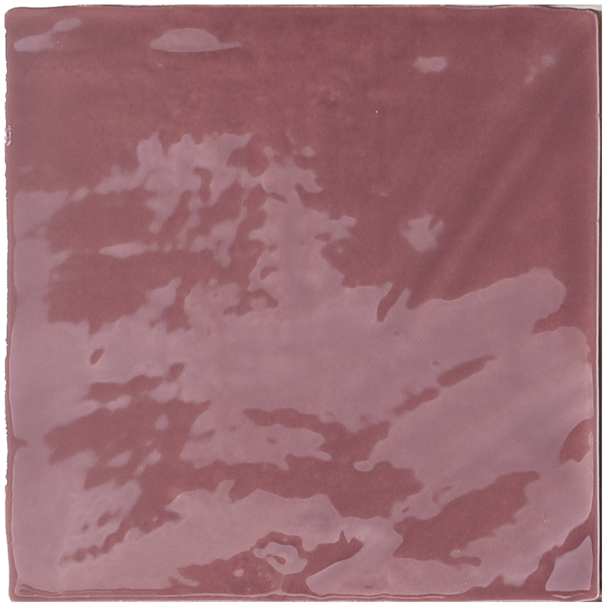 Carrelage Effet Zellige Brillant Tabarca Granate 15x15 cm de Dune