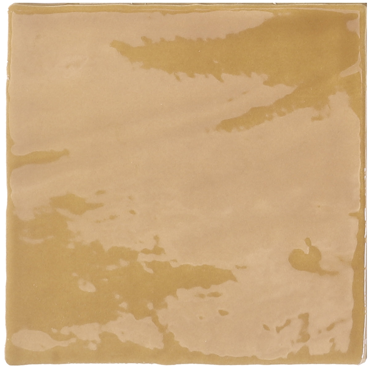 Carrelage Effet Zellige Brillant Tabarca Miel 15x15 cm de Dune