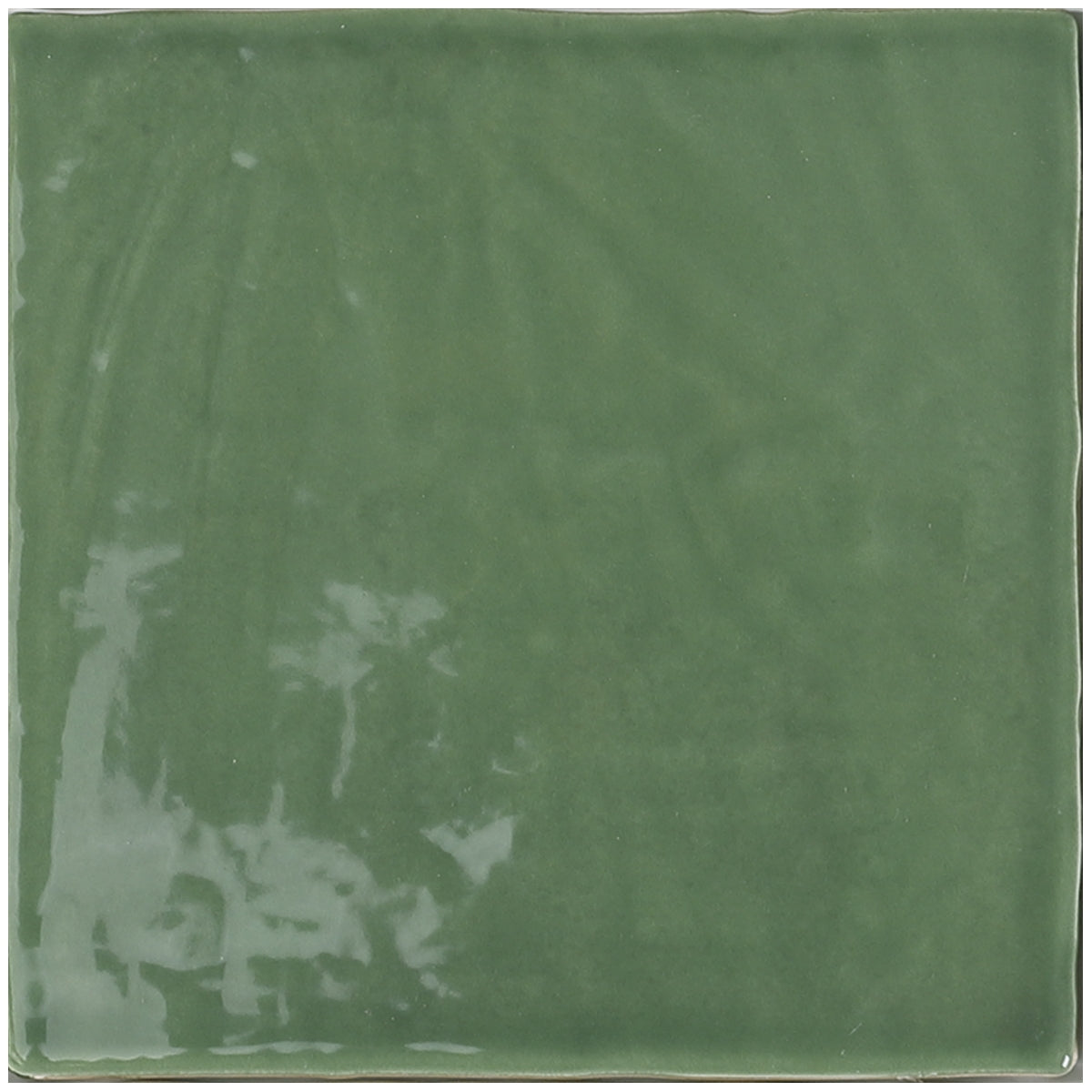 Carrelage Effet Zellige Brillant Tabarca Verde 15x15 cm de Dune