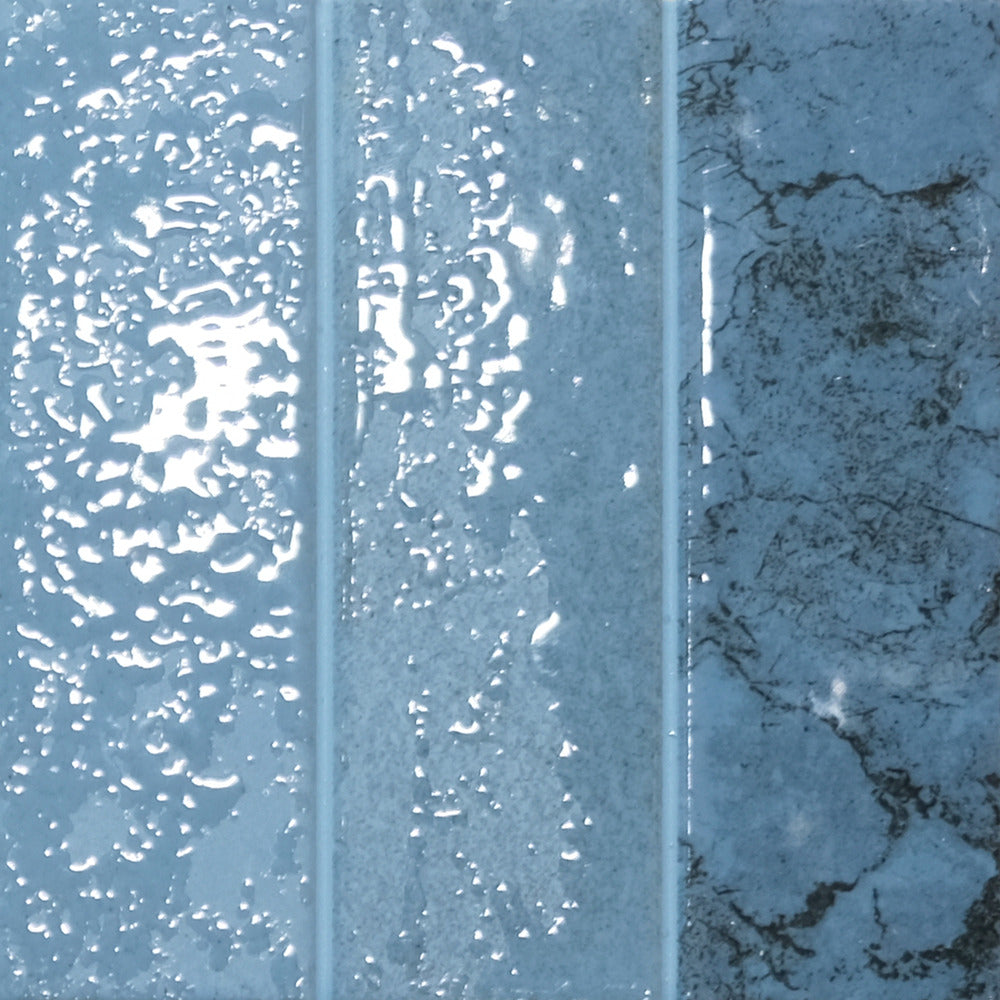 Carrelage Effet Zellige Terraluz Azul 14,7x14,7 cm de Dune