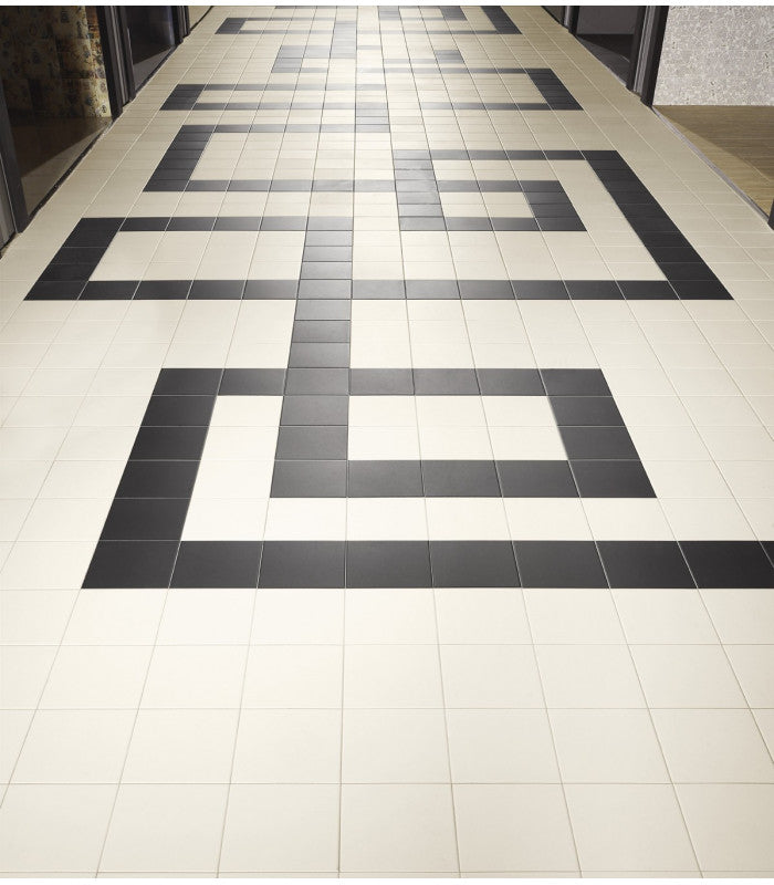 Carrelage Effet carreaux de ciment Centro Florentine Black 20x20 cm de Mainzu