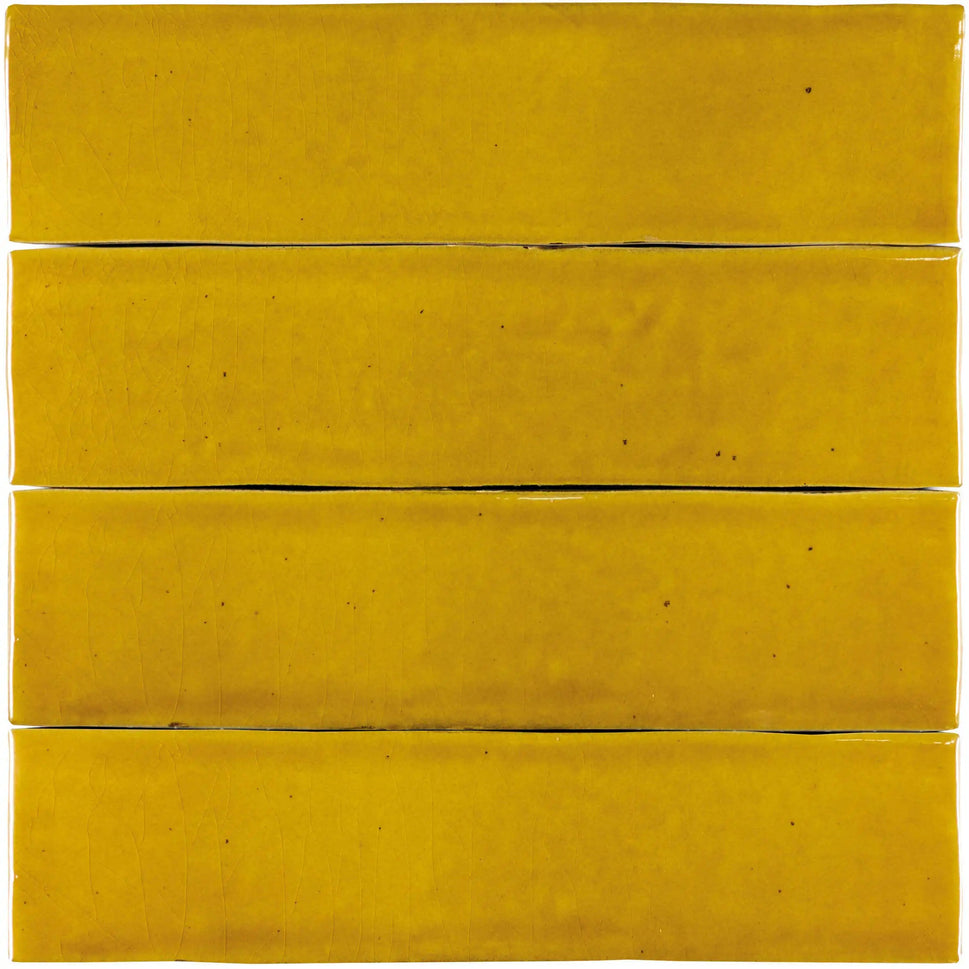 Faience Murale Zelij Spécial Antic Amarillo 5x20 cm de Cevica